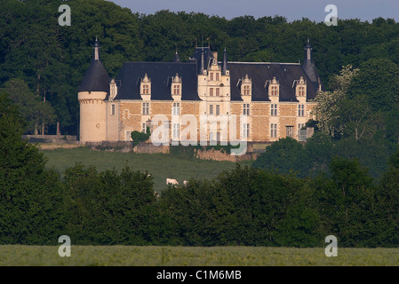 Frankreich Indre George Sand Berry die Burg von Ars Gustave Papet Eigenschaft hervorgerufen in Les Beaux Messieurs de Bois Dore heute die Stockfoto