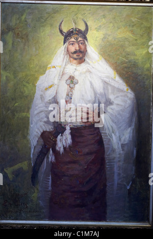 Frankreich Charente Maritime Rochefort den französischen Schriftsteller Lotis Haus Loti Porträt als osmanischen Krieger von Edmond de Stockfoto