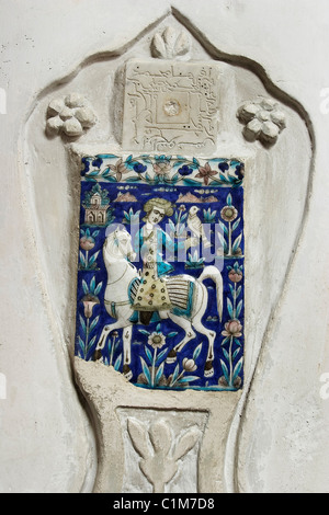 Frankreich Charente Maritime Rochefort den französischen Schriftsteller Lotis Haus den arabischen Raum Falconer Steingut des Iran (Fragen Sie Stockfoto