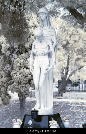 Schmerzensmutter Friedhof - Malta Stockfoto