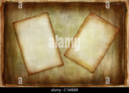 Altes Papierhintergrund Stockfoto