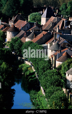 Frankreich Yonne Noyers Sur Serein Dorf gekennzeichnet Les Plus Beaux Dörfer de France (The Most schöne Dörfer von Frankreich) Stockfoto