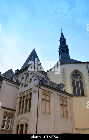 Kirche St. Michel, Luxemburg - die älteste erhaltene religiöse Stätte in Luxemburg-Stadt Stockfoto