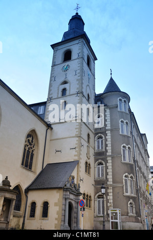 Kirche St. Michel, Luxemburg - die älteste erhaltene religiöse Stätte in Luxemburg-Stadt Stockfoto