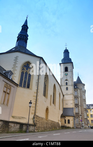 Kirche St. Michel, Luxemburg - die älteste erhaltene religiöse Stätte in Luxemburg-Stadt Stockfoto