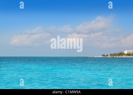 Isla Mujeres Nordstrand Karibik Mexiko Cancun Riviera Maya Stockfoto
