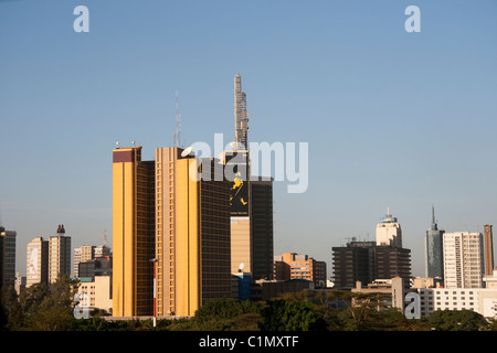 Blick von der kenianischen Hauptstadt Nairobi Stockfoto