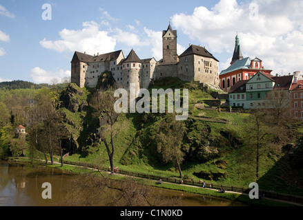 Elbogen, Stadtansicht Stockfoto