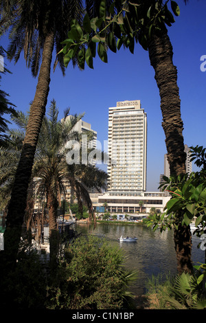 Ägypten, Kairo, Innenstadt, Sheraton Hotel am Nil Stockfoto