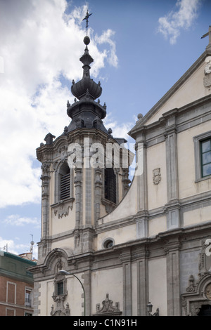 Madrid, Iglesia de Nuestra Senora de Montserrat. Fassade Stockfoto