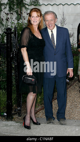 Sir David Frost und Sarah Ferguson auf Sir David Frost jährliche Sommer-Gartenparty in Chelsea London, England - 02.07.09 Stockfoto