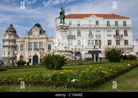 Largo Da Portagem, Coimbra, Portugal Stockfoto