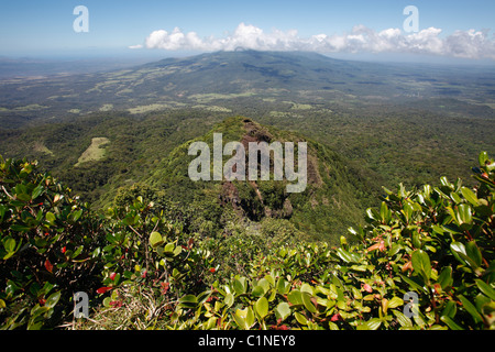 Ein Blick auf Kakao Vulkan Rincon De La Vieja Vulkan, Guanacaste, Costa Rica Stockfoto