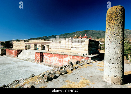 Mexiko, Oaxaca Staat Mitla, archäologische Stätte von der UNESCO als Welterbe gelistet Stockfoto