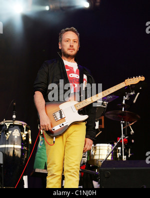 Basement Jaxx erklingt in der Wireless 2009 statt im Hyde Park - Tag 1 London, England - 04.07.09 obligatorisch Credit: Stockfoto