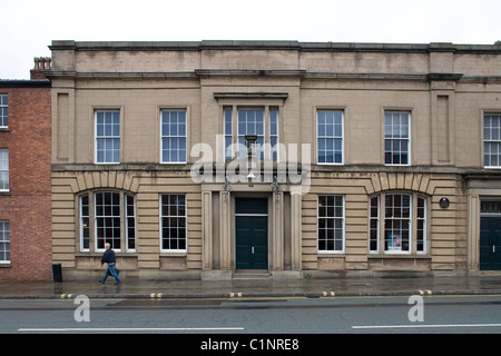 Manchester. Haltestelle Bahnhof Liverpool Road Stockfoto