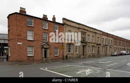 Manchester. Haltestelle Bahnhof Liverpool Road Stockfoto