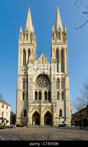 Truro Cathedral in Cornwall, England. Stockfoto