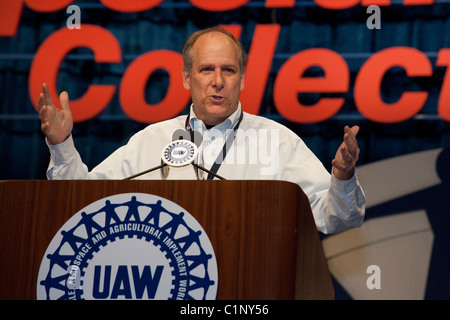 United Auto Workers organisieren Direktor Richard Bensinger Stockfoto