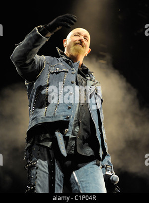 Rob Halford von Judas Priest, die live auf der Molson Amphitheater-Toronto, Kanada - 09.07.09 Stockfoto