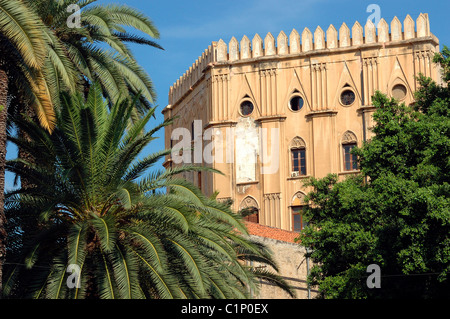 Italien, Sizilien, Palermo, Arabo-normannischen Palast von Norman Französisch König Roger II. Stockfoto