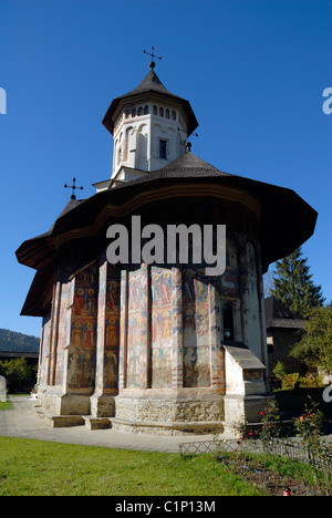 Rumänien, Süden von Bukowina Moldovita orthodoxe Kloster von 1537, die von der UNESCO als Welterbe gelistet Stockfoto