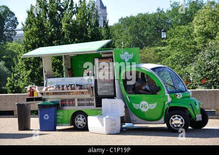 Snack-Hersteller Fahrzeug, Washington DC, USA Stockfoto