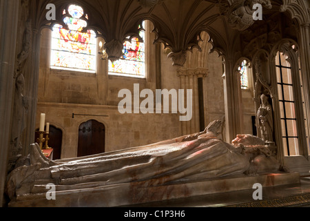 Das Grab von Richard Durnford, Bischof von Chichester 1870-1896 Stockfoto