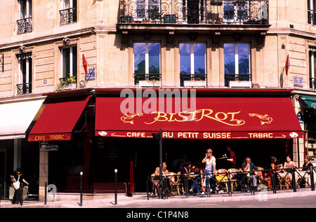 Frankreich, Paris, Au Petit Suisse Cafe, hinter Theâtre de l' Odeon Stockfoto