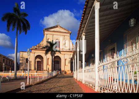 Kuba, Trinidad, Plaza Mayor, die von der UNESCO als Welterbe gelistet Stockfoto