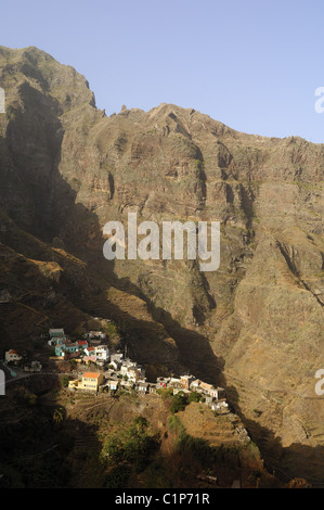 Kapverden Insel Santo Antao, Fontainhas Dorf Stockfoto