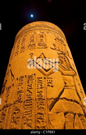 Ägypten, Oberägypten, Kom Ombo Tempel Stockfoto