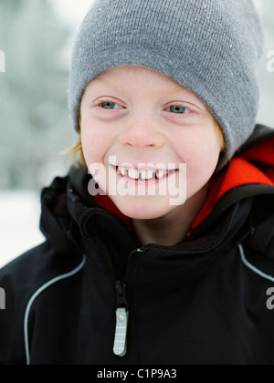 Porträt eines jungen wolligen Hut Stockfoto