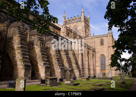 Schottland, Fife, Dunfermline Abbey und Friedhof Stockfoto