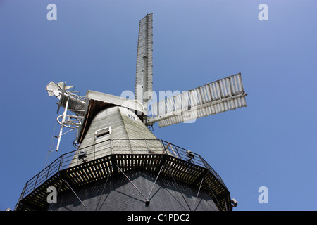 England, Kent, Weald, Cranbrook, Union Mühle, traditionelle Windmühle Stockfoto