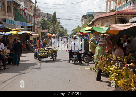 Garküche, Phnom Penh, Kambodscha Stockfoto