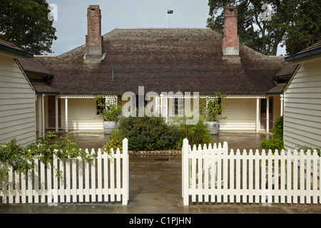 Vertrag Haus, Waitangi, Bay of Islands, Northland, Nordinsel, Neuseeland Stockfoto