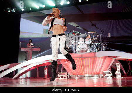 Kein Zweifel führen Sie an der ersten Midwest Bank Amphitheater Chicago, Illinois - 11.07.09 Stockfoto