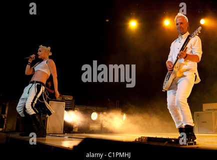 Kein Zweifel führen Sie an der ersten Midwest Bank Amphitheater Chicago, Illinois - 11.07.09 Stockfoto