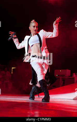 Kein Zweifel führen Sie an der ersten Midwest Bank Amphitheater Chicago, Illinois - 11.07.09 Stockfoto