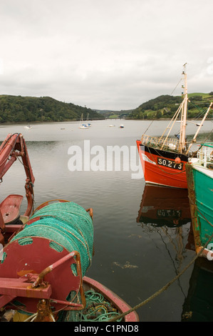 Republik von Irland, County Cork, Union Halle, Angelboote/Fischerboote im Hafen Stockfoto