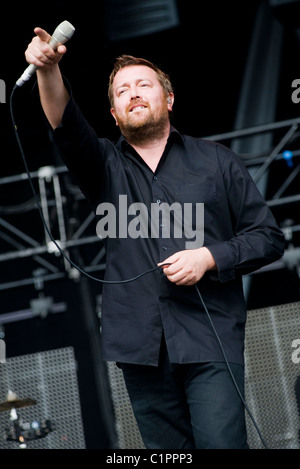 Ellenbogen T im Park 2009 - Tag 3 Kinross, Schottland - 12.07.09 Stockfoto