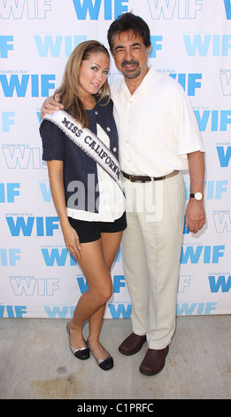 Miss California USA 2009 Tami Farrell und Joe Mantegna 12. jährlichen Frauen im Film Celebrity Golf classic anlässlich der Malibu Stockfoto