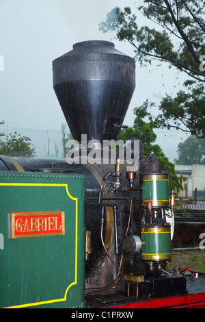 Dampf-Zug, Bay of Islands Museumseisenbahn, Kawakawa, Bay of Islands, Northland, Nordinsel, Neuseeland Stockfoto