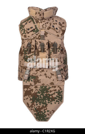 Moderne deutsche Rüstung wie in Afghanistan eingesetzt. Stockfoto
