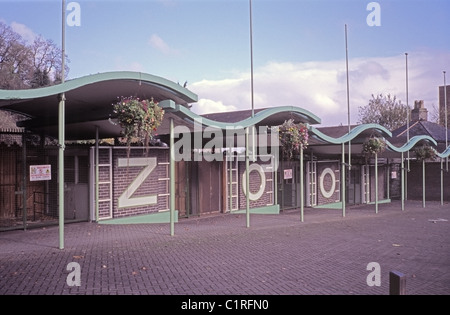 Eingangsbereich, Dudley zoologischen Gärten, Dudley, West Midlands, England, UK Stockfoto