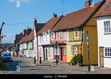 Castle Street, Saffron Walden, Essex, England, Vereinigtes Königreich Stockfoto