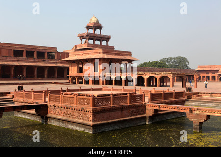 Anup Talao Pool in Fatehpur Sikri, Indien Stockfoto