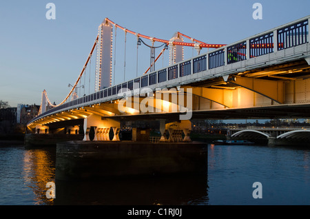 Chelsea Bridge, London, England, Großbritannien, UK Stockfoto