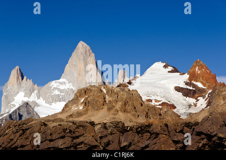 Torre Los Cerros, Nationalpark Los Glaciares, Patagonien, Argentinien Stockfoto